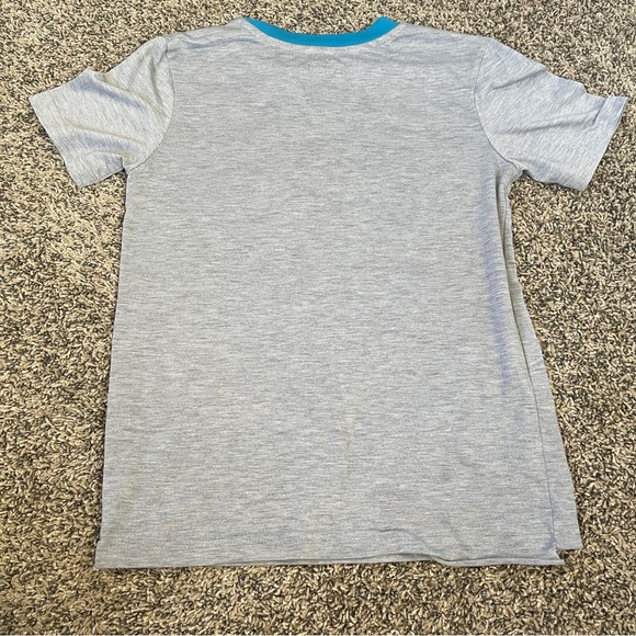 Boys sleepwear shirt size Large grey blue green dog hat glasses tie - Picture 4 of 12